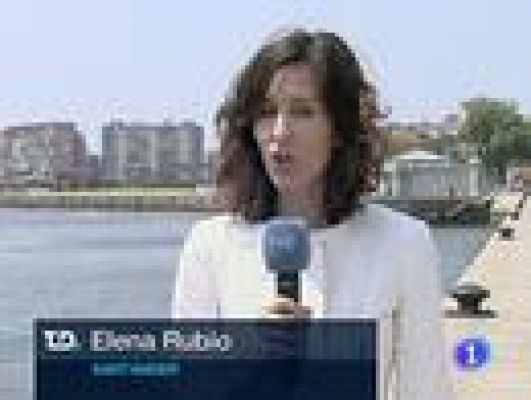 Telediario 1 - Rubalcaba con militantes