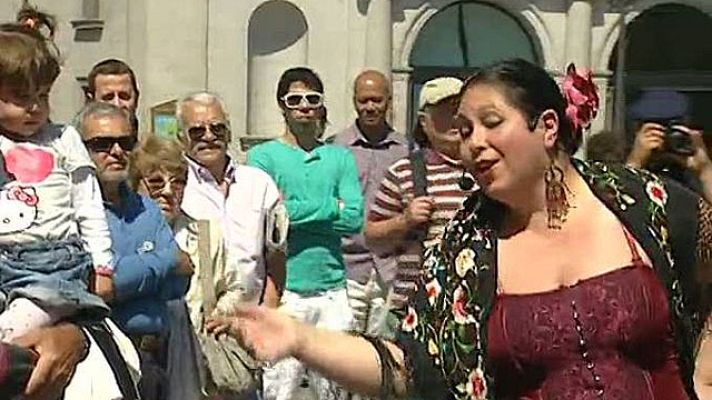 Telediario 1 - La Ópera toma la calle en Madrid