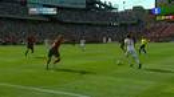  - Negredo marca el segundo (0-2)