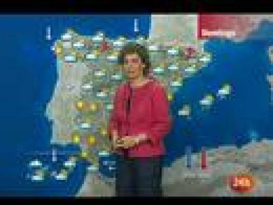 El tiempo - Cielos nubosos y chubascos