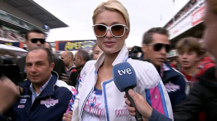  - Paris Hilton en el GP de Catalunya