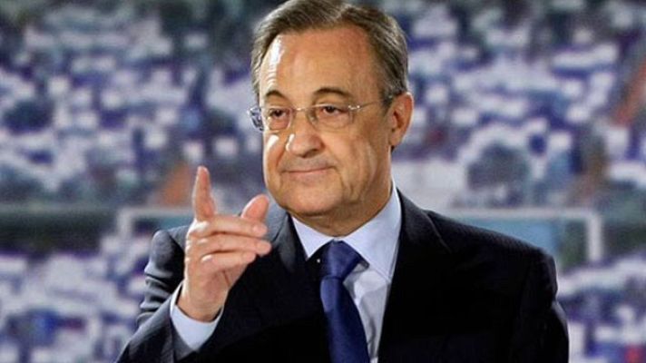Telediario 1 - Florentino Pérez presume de equipo