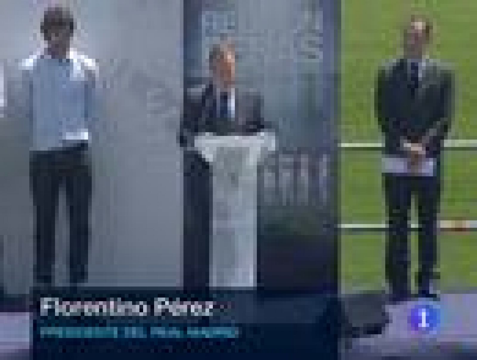 Florentino Pérez presume de equipo