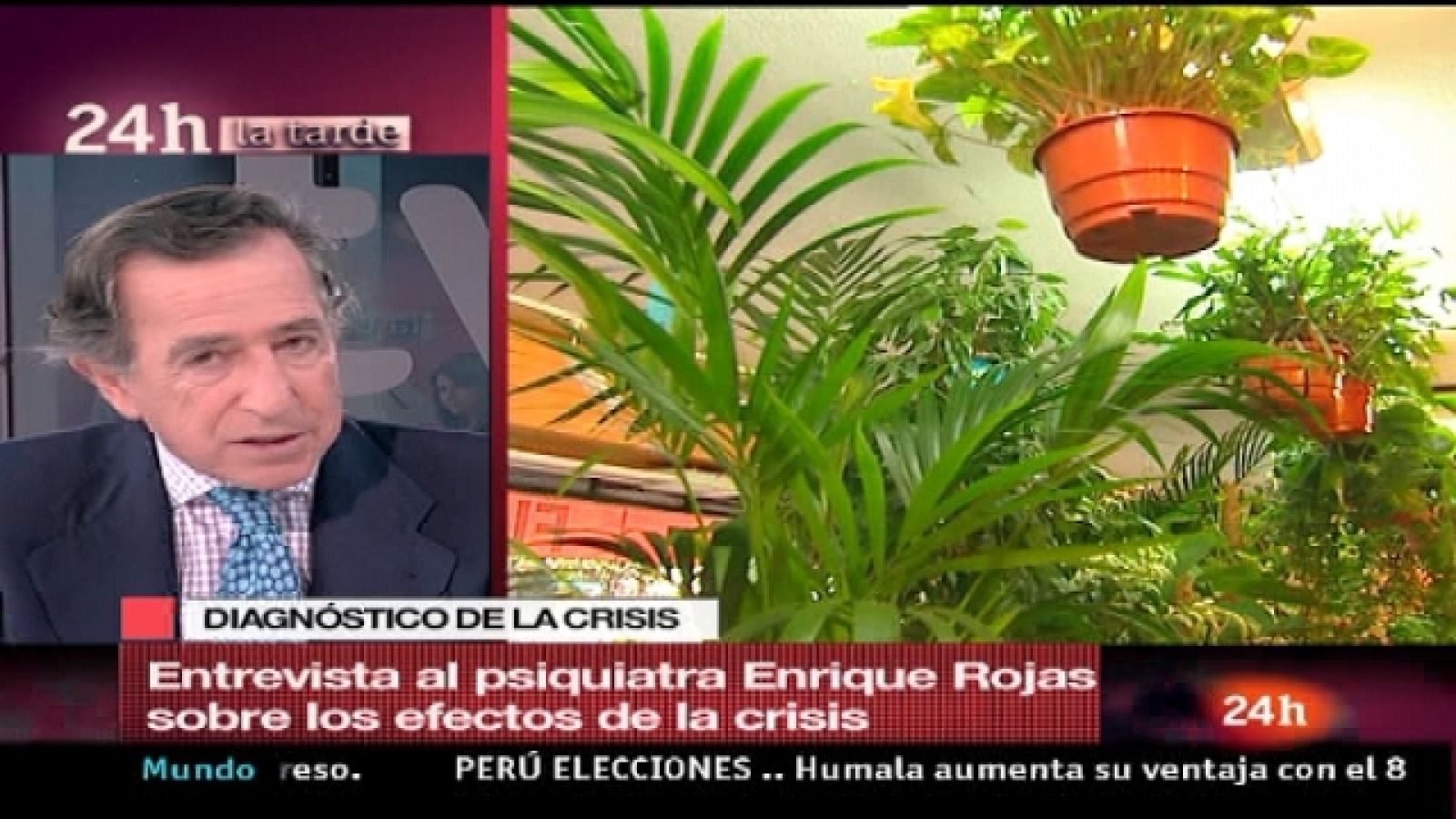 La tarde en 24 horas - Primera hora - Diagnóstico de la crisis con el psiquiatra Enrique Rojas - 06/06/11