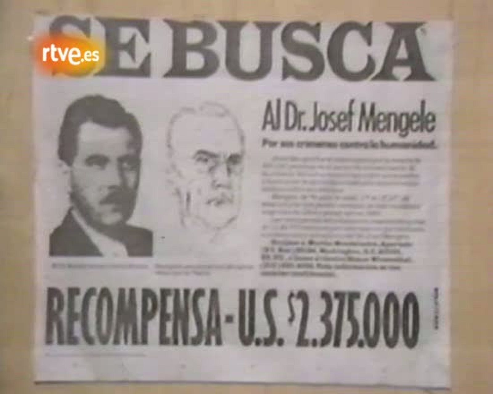 Informe Semanal - En busca de Mengele