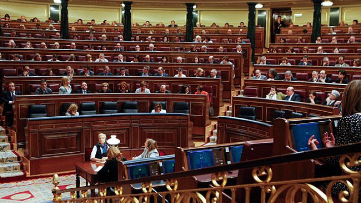 Telediario 1 - Plenos del Congreso