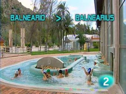 El lenguaje de un balneario