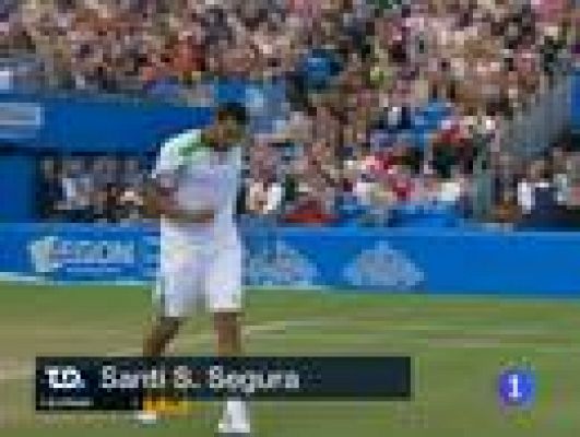 Telediario 1 - Nadal cae eliminado en Queen's