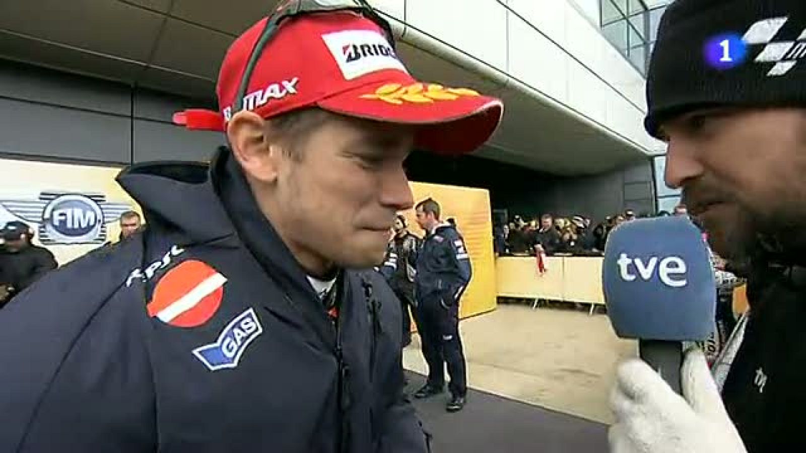 A pesar de su tercera victoria consecutiva, Casey Stoner ha confesado tras la victoria que ha sido una carrera complicada por culpa de la lluvia.
