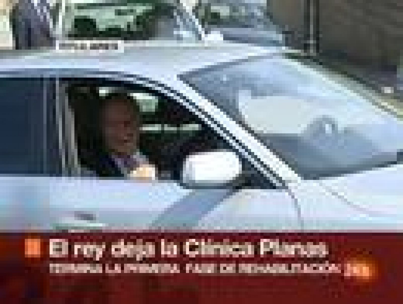 El rey abandona la clínica Planas de Barcelona tras una semana hospitalizado