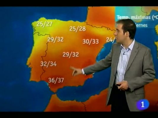 El tiempo en la Comunidad de Navarra (13/06/11)