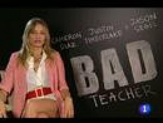 Telediario 1 - Cameron Díaz presenta "Bad Teacher"