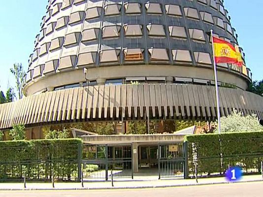 Telediario 1 - No a la dimisión en el TC