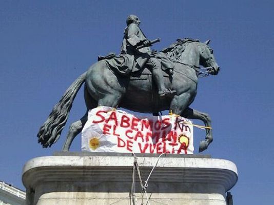 Telediario 1 - El campamento Sol se expande