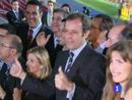 Telediario 1 - Rosell, un año al frente del Barça