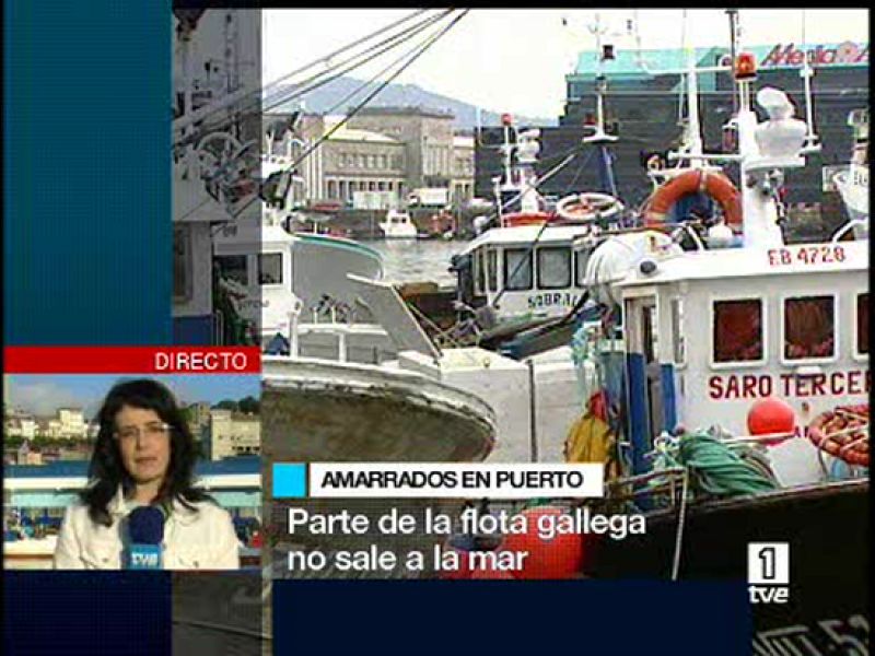   Muchos pescadores de Galicia no han salido a faenar como forma de protesta por los precios de los carburantes.