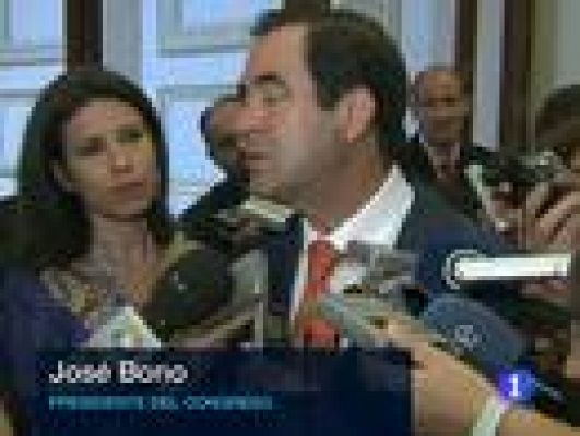 Telediario 1 - La polémica del Tribunal Constitucional se ha trasladado hoy al Congreso