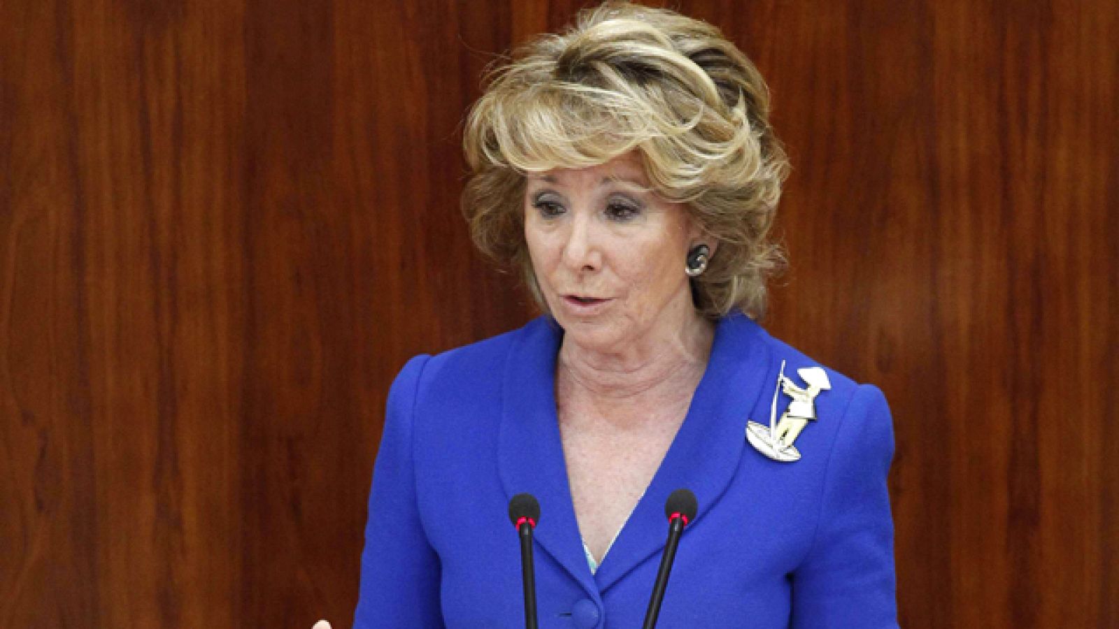 Esperanza Aguirre ha pronunciado su discurso de investidura