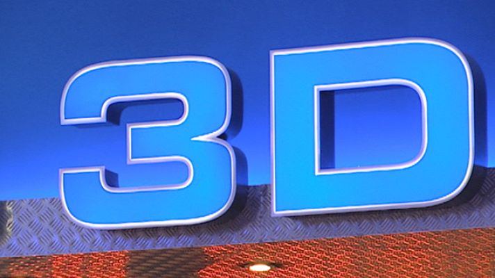 Telediario 1 - El 3D en la cuerda floja