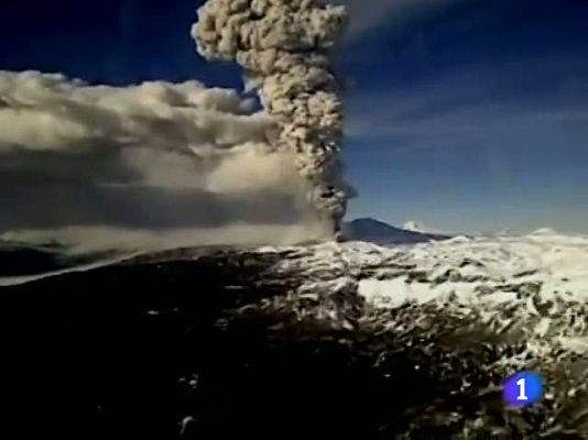 Telediario 1 - El volcán chileno Puyéhue no duerme