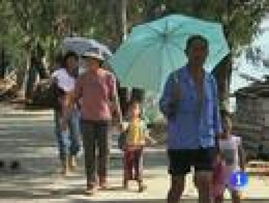 Telediario 1 - Envenamiento de niños chinos