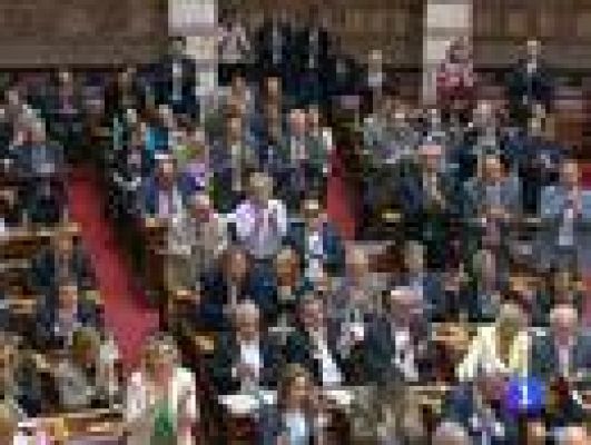 Telediario 1 - Zapatero, en Kazajstán