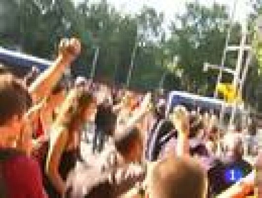 Telediario 1 - Detenidos del 15M ante el juez