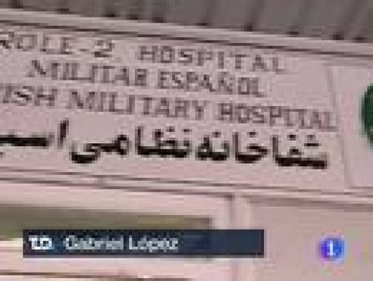 Telediario 1 - Siguen hospitalizados los militares