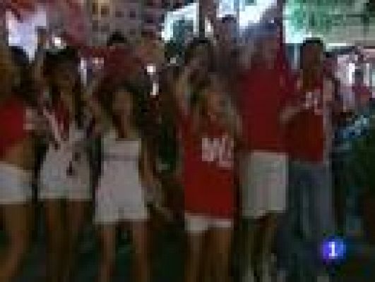 Telediario 1 - Granada celebra el ascenso a Primera