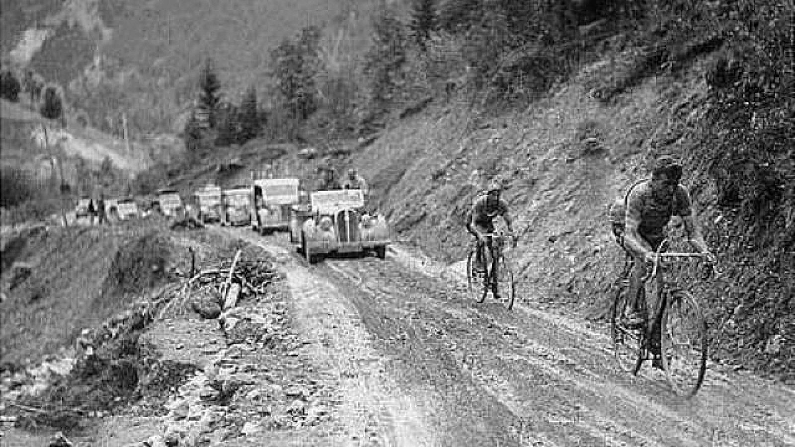 Ascensión del Tourmalet en el Tour de 1954