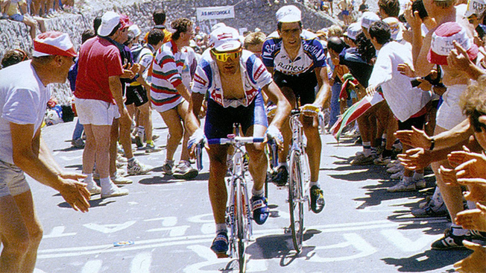 Miguel presentó su candidatura al batir a Lemond en la primera contrarreloj larga del Tour del 91, 73 km en torno a la localidad de Alençon. En la etapa reina de los Pirineos fue parte del reducido grupo de corredores favoritos a la victoria final. E
