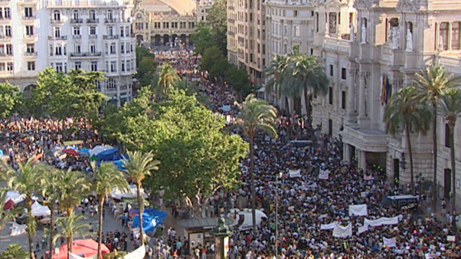 De éxito rotundo califican los portavoces del movimiento 15M las manifestaciones de ayer
