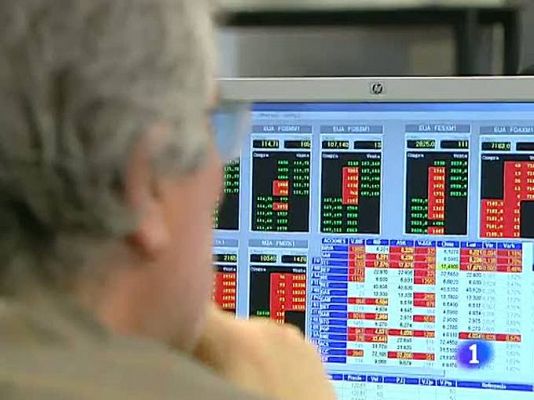 Telediario 1 - Consecuencias de la prima de riesgo