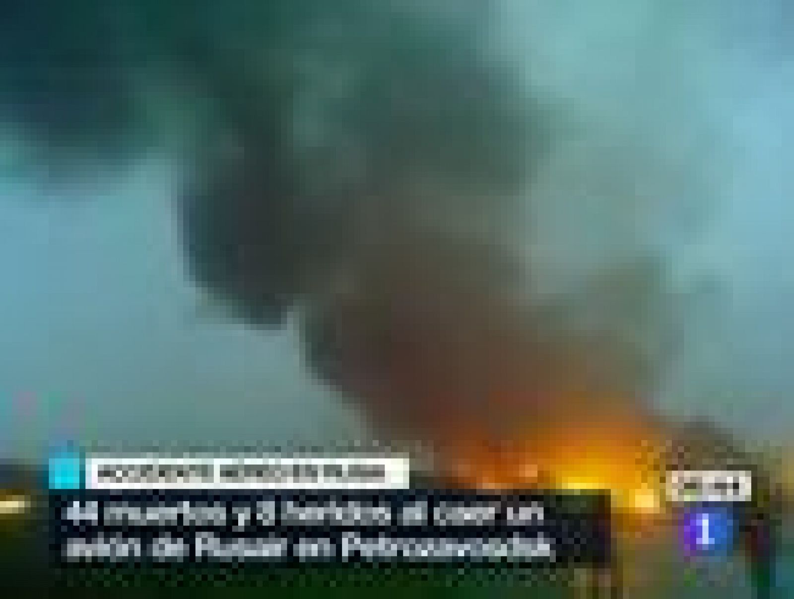 Mueren 44 personas y ocho sobreviven tras el accidente de un avión en Rusia - Informativo 24h | Ver