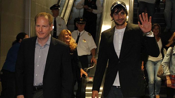 Telediario 1 - Ricky Rubio ya está en Minnesota