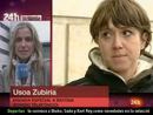 La tarde en 24h - La exdirigente de Batasuna Aurore Martin escapa de la policía gracias a un centenar de simpatizantes