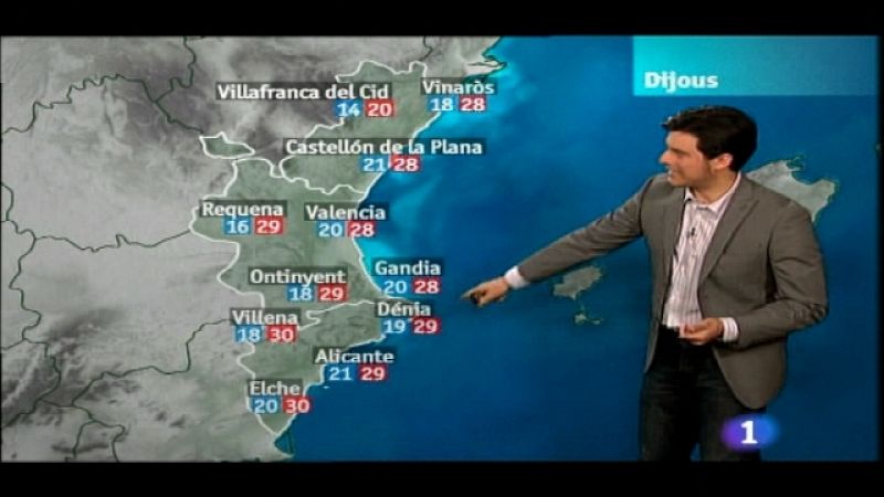 El tiempo en la Comunidad Valenciana  - 22/06/11 - Ver ahora 