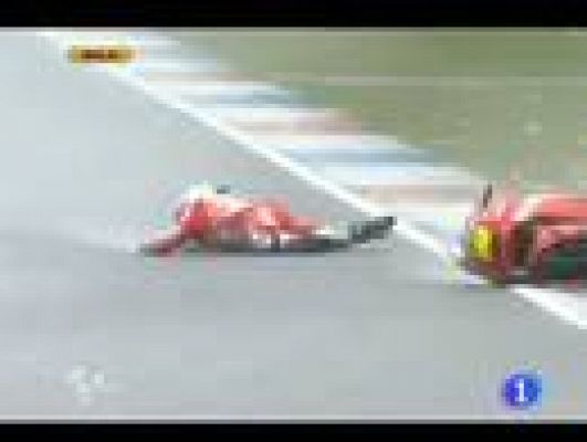 Accidentada mañana en Moto2