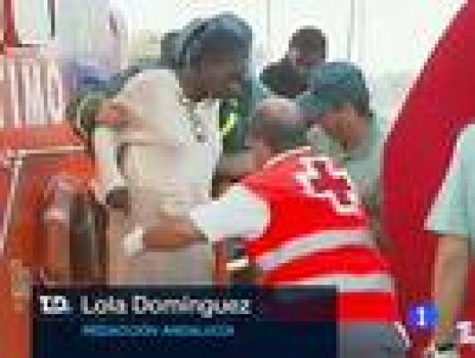 Telediario 1 - Buscan una patera en Alborán