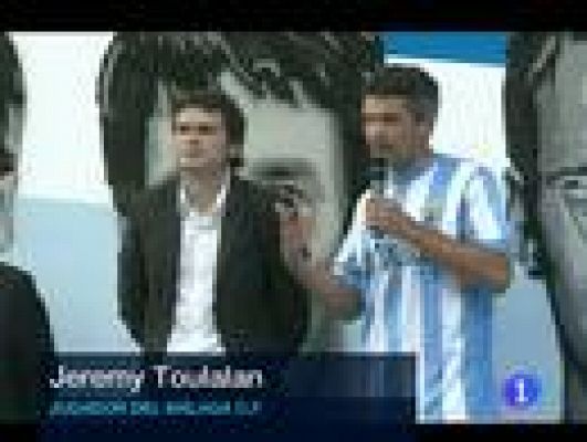 Telediario 1 - El Málaga presenta a Toulalan