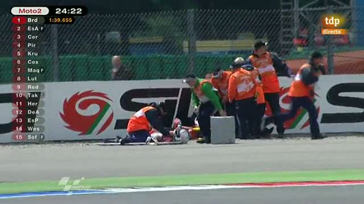  - Rosell se cae y se hace daño