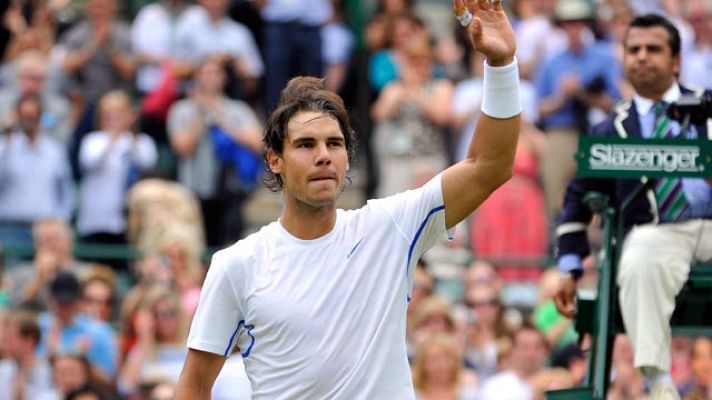 Telediario 1 - Nadal, a octavos de Wimbledon