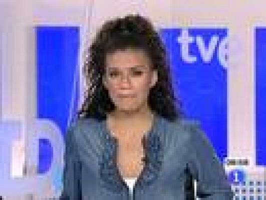 Telediario 1 - Incidentes tras el descenso de River Plate