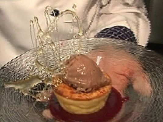 RTVE Cocina - Volcán de queso y chocolate