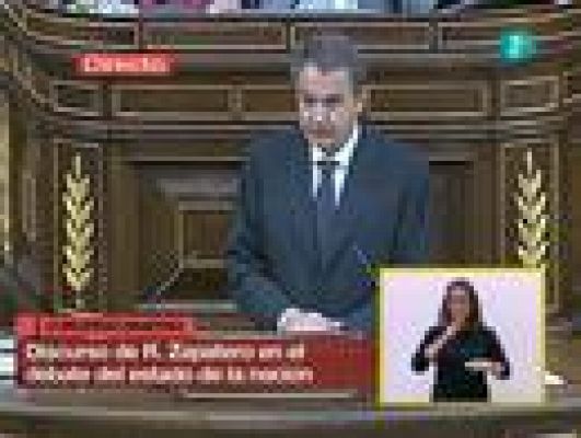 Debate sobre el Estado de la Nación - El Gobierno culminará sus reformas