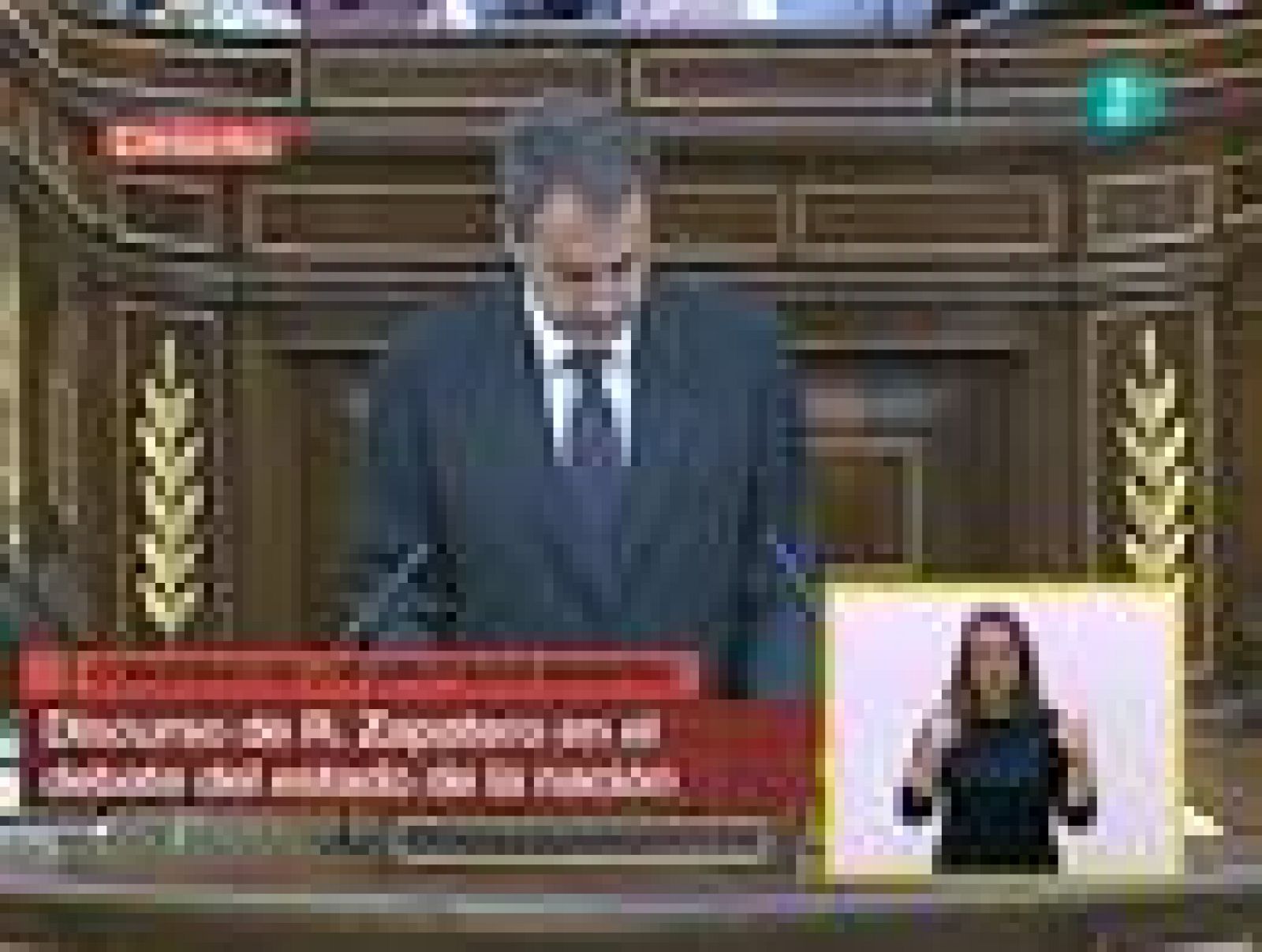 Debate sobre el Estado de la Nación: Zapatero afirma que las protestas del 15-M "reivindican en el fondo el valor de la política"  | RTVE Play