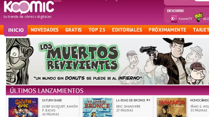  - Zoom Net: Koomic, la primera tienda de cómics digitales en español