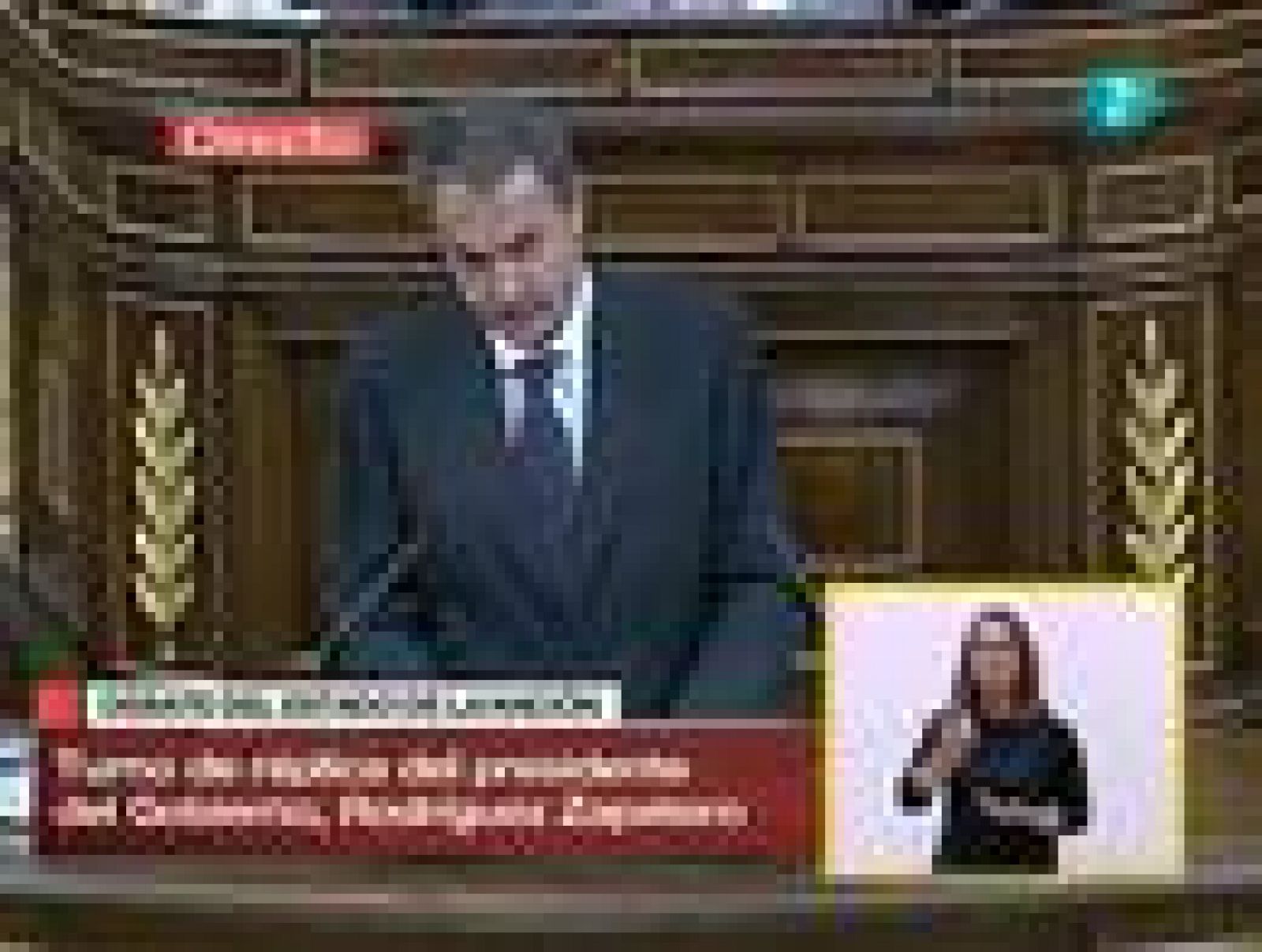 Zapatero a Rajoy: "Usted ha apostado por desear que las cosas no mejoren" | Ver