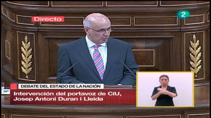 Debate sobre el Estado de la Nación - Debate del estado de la nación 2011 - CiU