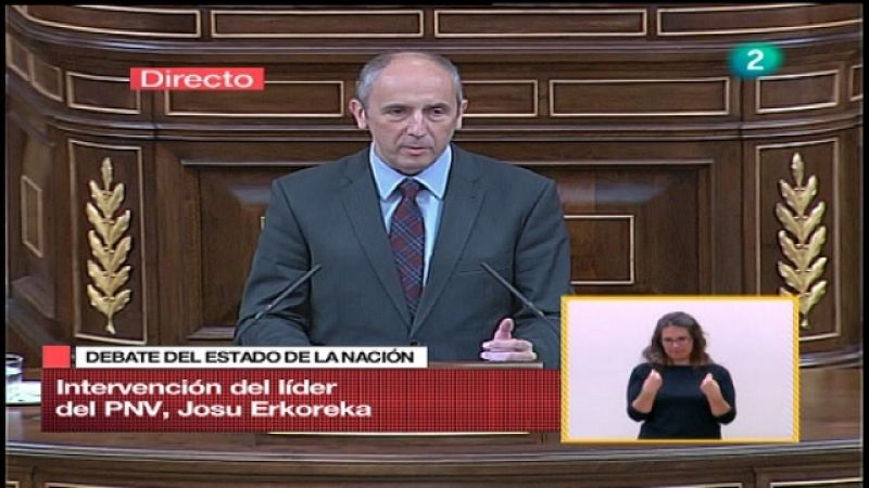 Debate del  estado de la nación 2011 - PNV - Ver ahora 